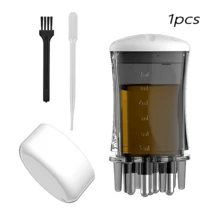 11ml Liquid Guide Comb, Scalp Liquid Massage Comb, Roller-Type Essence Injector, Portable Press-Style Scalp Care Tool, Scalp Medication Applicator, Hair Liquid Guide Comb, Essential Oil Roller Applicator, Portable Scalp Roller - Multicolor - View 13