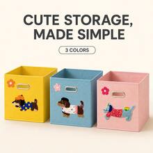Non-Woven Fabric Storage Box, Foldable Open-Top Clothing Storage Bin, Closet Clothes Organizer Container, Household Closet Miscellaneous Sorting Box, Lightweight Foldable Storage Basket, Bedroom Home Organization Supplies - Multicolor - View 4