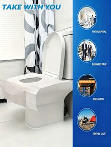 10/20/50/100pcs Portable Disposable Toilet Seat Covers,Toilet Pads - Suitable For Bathrooms,Airplanes And Outdoor Camping Scenarios,Individually Packaged,Soft And Hygienic,Fits Most Toilet Shapes,Essential For Public Restrooms,Provides Hygienic Protection,Suitable For Travel - Multicolor - View 2