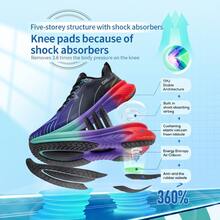 ONEMIX Comfortable Shock-Absorbing Low-Top Thick-Sole Fashion Sports Casual Running Shoes - Purple - View 10