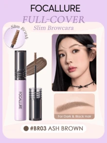 FOCALLURE 全覆蓋纖細眉毛凝膠，自然妝感，不結塊，防暈染 & 防水，塗抹順滑，不暈染，快乾配方，精準塗抹，新手友善，一筆打造蓬鬆眉毛，日常妝容 - #BR03 Ash Brown - 查看 10