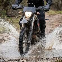 Pelindung Tangan Sepeda Motor Universal Tekstur Serat Karbon untuk Off-Road, Sepeda Motor Trail, dan ATV - A - View 4