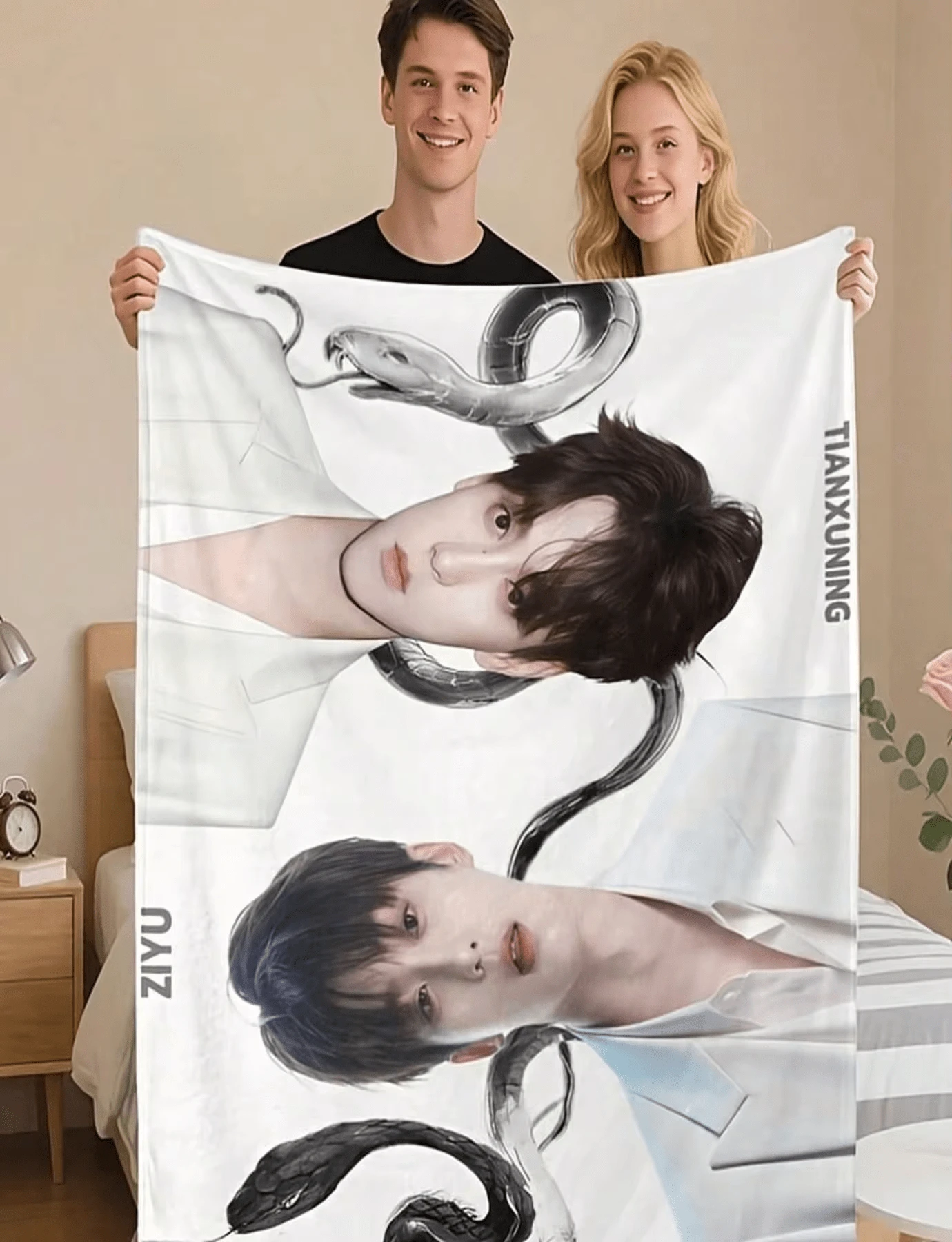 1 Oversized K-Drama Style Blanket - Soft And Lightweight Flannel ...
