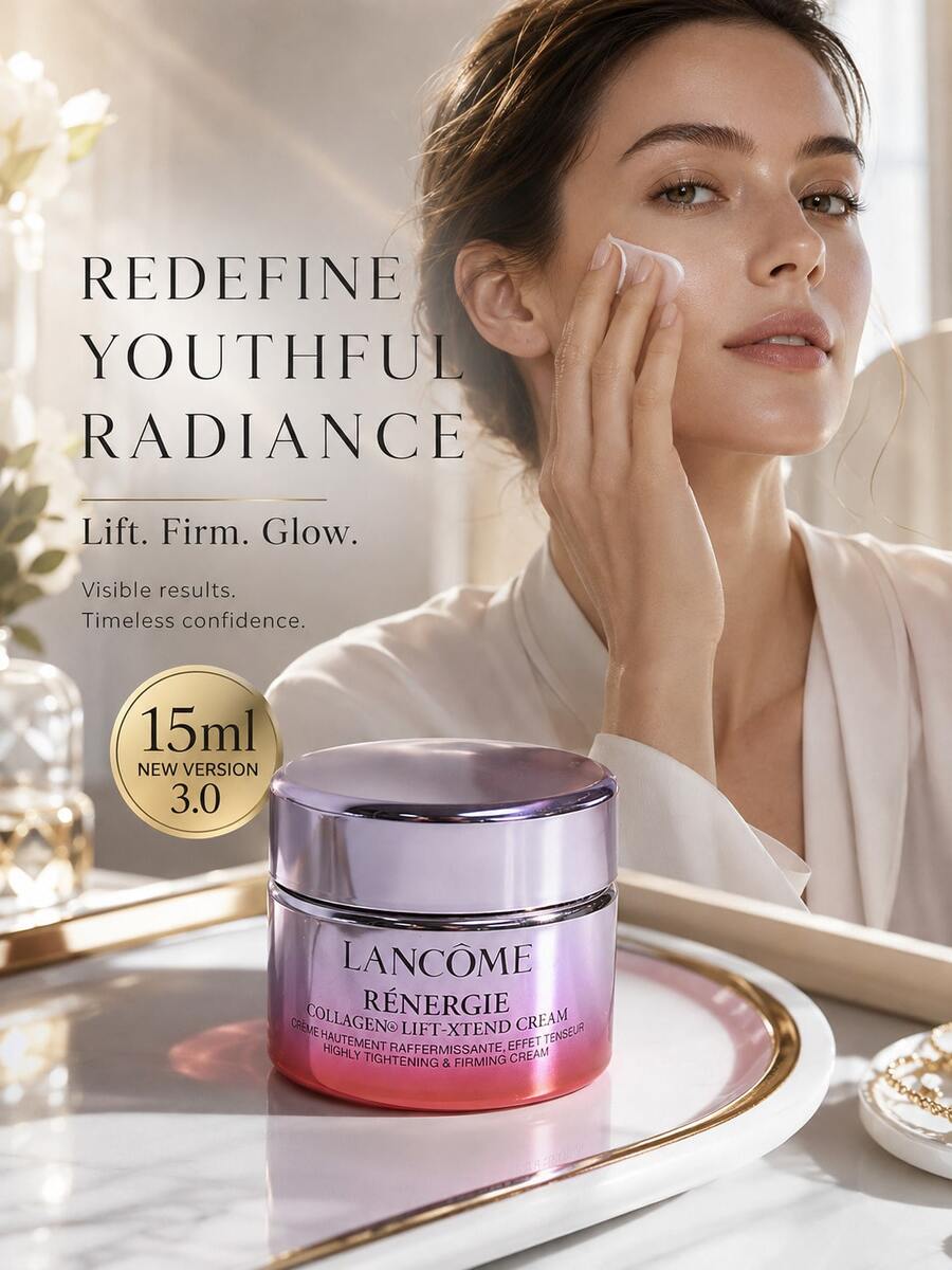 Lancôme Hyaluron Peptide Cream 15ml Versi Baru 3.0 Perawatan Kulit Anti-Penuaan untuk Membentuk dan Mengencangkan Kulit (Sampel) - 15 ml - View 1