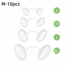 4 Sizes/Nose Mask Set With Invisible Filter, Blocks Dust, Pollen And Smog, Filters Exhaled Air; Simple Insert Design, Easy To Wear And Remove, Soft And Discreet Comfort, Suitable For Daily Use; 4 Sizes Fit Various Nose Shapes, Travel Nose Mask - Multicolor - View 24