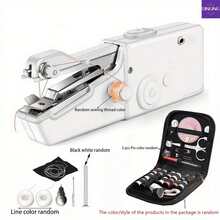 Portable Handheld Sewing Machine, Quick Stitching Mini Tool, Suitable For Clothing Cutting, Handheld Sewing Machine, Multi-Functional Sewing Tool, Perfect For Travel And Home DIY Fabric Repair, Easy For Beginners To Use, Accessory Color Random - Multiple Styles - View 14