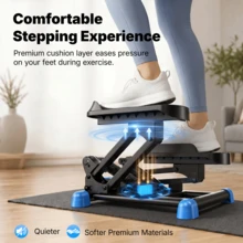MERACH New 3-In-1 Stair Climber, Mini Steppers For Exercise At Home With Large Stride & Shock Pad Design, With Resistance Bands For Full Body Workout, 330 LBS Capacity Exercise Equipment - 3-in-1 Mini Steppers - View 10