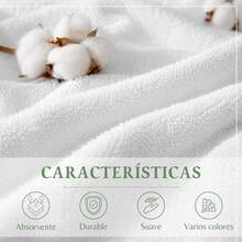 Bathrobe - White - View 7