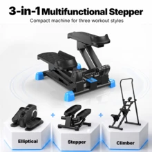 MERACH New 3-In-1 Stair Climber, Mini Steppers For Exercise At Home With Large Stride & Shock Pad Design, With Resistance Bands For Full Body Workout, 330 LBS Capacity Exercise Equipment - 3-in-1 Mini Steppers - View 11