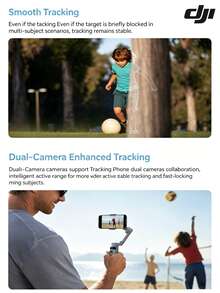 dji Osmo Mobile 7 Smartphone Gimbal Stabilizer, Lightweight Tracking, Smart Selfie Stick, Long Battery Life, Suitable For Live Streaming & Vlogging, Smart Stabilization, Foldable, Built-In Tripod (Brand New, Only Unsealed & Activated) - White - View 7