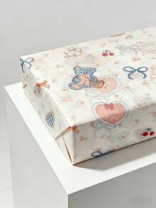 Colorful Bear & Rabbit Carved Wrapping Paper, Suitable For Wedding Gifts, Valentine's Day & Christmas Bouquets, Gift Bag Fillers And Party, Christmas Gift Wrapping Paper - Multiple Styles - View 8