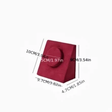 Premium Velvet Multi-Color Jewelry Display Stand With Non-Slip Base, Suitable For Bracelets And Bangles Display, Ideal For Boutique, Home Decor, Live Streaming Props - Same Style In Multiple Colors - View 2