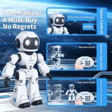 Robot thông minh hát và đọc giọng nói, bạn đồng hành vui nhộn cho trẻ em, quà sinh nhật tinh tế - Nhiều màu - Xem 5