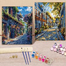 Paint By Numbers Kit For Adults & Beginners - 16x20in, Frameless, DIY Easy-Paint Acrylic Set, Art Craft For Home Decor, Perfect Gift For Birthdays, Father's Day, Christmas, Mother's Day & Valentine's Day - Alley - View 14