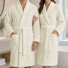 Bathrobe - Bej - Görünüm 4