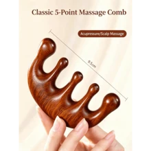 5-Claw Scalp Massager, Massage Comb, Handheld Acupoint Head Massager, Scalp Relaxation Tool, Portable Home SPA Hair Care Accessory - One Size - View 3