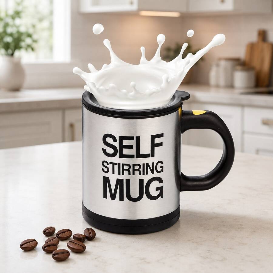 Drink Mixing Cup - Silver - View 1
