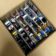 Mattel 72件/套玩具車與卡車，1:64比例車輛套組，包含賽車、25與26批次混裝半掛卡車、救援車、怪獸卡車或工程車，隨機款式，72件皆不重複 - 72件 - 無重複 - 查看 6