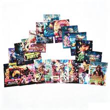 100Pcs Resealable Zip Lock Mylar Bags - Smell Proof Reusable Plastic Pouches For Gift Small Items Storage, Party Favor Packaging, Laser Holographic Foil Pouch - Multicolor - View 7