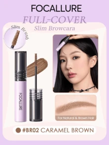 FOCALLURE Gel Alis Tipis dengan Cakupan Penuh, Hasil Akhir Alami, Tidak Menggumpal, Tahan Transfer & Tahan Air, Aplikasi Halus, Tidak Luntur, Formula Cepat Kering, Aplikasi Presisi, Ramah untuk Pemula, Satu Sapuan untuk Alis Tebal, Riasan Sehari-hari - #BR02 Cokelat Karamel - View 10