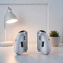 LinYuvo Wireless Game Controller, Compatible With Switch/OLED/Lite, With 2 Controller Buttons, RGB Lighting Colors, One-Click Rapid Fire, Function Macro, Adjustable Dual Vibration Motors, High-Precision Six-Axis Motion Sensing, Programmable Mapping Function - View 3