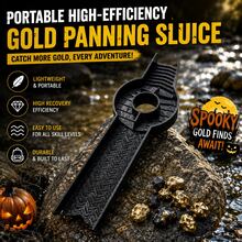1pc Gold Mining Sluice Box, Portable High-Efficiency Recovery Tool For Gold Prospecting, Fun Gold Exploration, With Efficient Anti-Splash Design, Lightweight Plastic Mining Equipment, Suitable For Creek, River And Stream Gold Prospecting Outdoor Exploration - Outdoor Tools - View 4