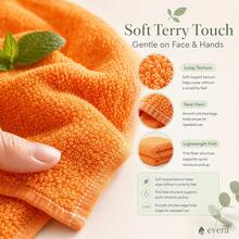 6/12/24 Pack Wash Cloth, 10x10Inch Highly Absorbent And Soft Feel Fingertip Towels, Machine Washable Washcloths For Bathroom, Gym, Hotel, Spa And Kitchen, Multicolor - Yellow + White - View 3