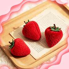 Strawberry Shaped Jewelry Storage Box, Mini Fruit Design Ring & Earring Gift Box, Portable Small Jewelry Organizer, Suitable For Teens 14+ Christmas Gift - Birthday Gift - Holiday Gift - Small Gift - Perfect Little Gift - Multiple Styles - View 5