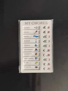 1pc Random Color Checklist Board, Chore Chart Memo Checklist Boards Blank Cards For Daily Checklist, Planning Boards, Home Travel Planning - Planning Board - View 1