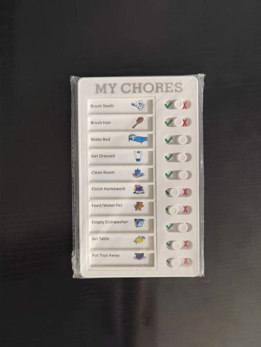 1pc Random Color Checklist Board, Chore Chart Memo Checklist Boards Blank Cards For Daily Checklist, Planning Boards, Home Travel Planning - Planning Board - View 1