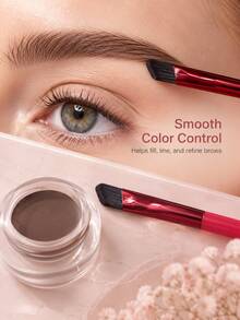 1/3/5/11pcs Bionic Eyebrow Brush, Eyebrow Shaping Tool, Angled Brow Brush For Filling And Blending, Multi-Functional Makeup Brush With Soft Portable Design, Concealer Brush, 3D Brow Styling Tool For Beauty, Home Makeup And Travel - Multicolor - View 2