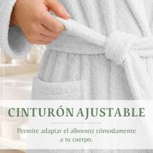 Bathrobe - White - View 10