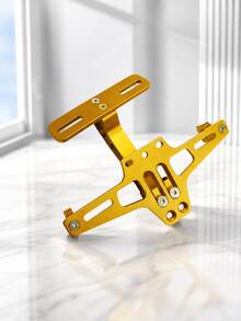 Motorcycle License Plate Bracket Universal Adjustable Tail Tidy Fender Eliminator Kit 1pc CNC Aluminum Alloy License Plate Holder Multi-Slot Rear License Plate Frame Motorcycle Street Bike Sport Bike Rear Tail Installation Accessory - A - View 15