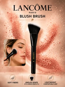 Lancôme Blush Brush, Single Piece, Slanted Soft Bristles For Easy Blending, Comfortable Handle, Creates Natural Blush, Suitable For All Skin Types - Blush Brush - View 2