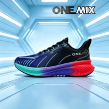 ONEMIX Comfortable Shock-Absorbing Low-Top Thick-Sole Fashion Sports Casual Running Shoes - Purple - View 22