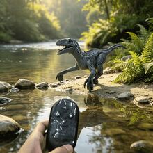 1pc/Set Remote Control Dinosaur Toy, T-Rex/Mosasaurus 3-Color Dinosaur Toy, 2.4GHz Multi-Function With Light Effects And Sound Effects, Children's Toy, Bath Toy, Educational Toy, Early Learning Toy, Holiday Gift/Party Gift - Multicolor - View 9