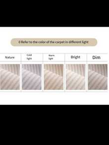 1pc, Velvet Microfiber Carpet, Machine-Made, Easy To Clean, Suitable For Multiple Scenes, Living Room, Bedroom, Study, Bathroom, Etc. - Multicolor - View 8