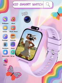 Children's Smart Watch, Make Calls, Message Notifications, Calculator, Sports Functions, Camera Control And Music Playback, Weather Information, Multiple Sports Modes, High Cost-Performance, Perfect Gift - Pink - View 11