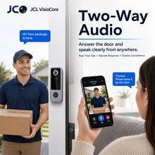Wireless Smart Video Doorbell Camera, 2.4G WiFi Home Security Camera, HD Video, Infrared Night Vision, Two-Way Audio, Photo/Video & Cloud Storage, Smart Home Doorbell - View 6