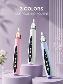 2合1電動美甲磨甲機與UV凝膠固化燈，12000RPM可充電式美甲锉，附LED顯示螢幕，5段正反轉調速，Type-C便攜低噪音美甲拋光機，適用於凝膠指甲油卸除、美甲、足部護理與美甲藝術 - 彩色 - 查看 12