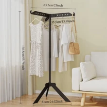 1pc Home Balcony Efficient Triangle Drying Rack, Enhanced Non-Slip Feet Pads, Small Balcony Can Easily Dry Clothes, Windproof Stable Triangle Structure - Multicolor - View 13