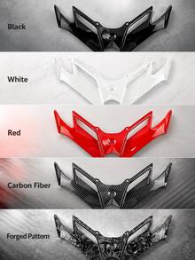 Cfmoto 250sr 300sr Motorcycle Front Fairing Wing, ABS Aerodynamic Wing Cover, Sportbike Front Spoiler Wing, Lower Fairing Guard, Racing Style Body Replacement Part, Motorcycle Accessories, Fits 2019-2023 My22 - A - View 11