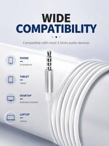 Headphone In-Ear Berkabel YUAOVCQ, Antarmuka 3.5mm atau Type-C, Nyaman Dipakai, Kompatibel dengan Smartphone, Komputer, Konsol Game, Tersedia dalam Warna Hitam dan Putih - View 9