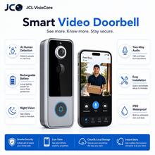 Wireless Smart Video Doorbell Camera, 2.4G WiFi Home Security Camera, HD Video, Infrared Night Vision, Two-Way Audio, Photo/Video & Cloud Storage, Smart Home Doorbell - View 5