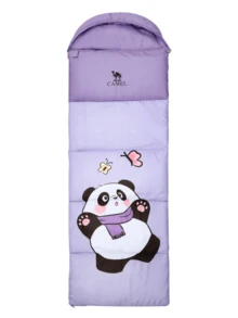 CAMEL CROWN Sleeping Bag For Adults & Kids, Suitable For Outdoor Camping, Office Naps, Autumn And Winter Use - Lilac - View 2