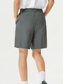 CAMEL CROWN Men's Cool Feel Quick Dry Shorts, Spring Summer Sun Protection Moisture Wicking Cooling Shorts - Dark Green Gray - View 2