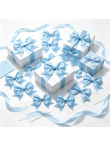 Pita Kain Satin Mini Perekat Diri untuk Pembungkus Kado, Pesta Pernikahan, Kotak Suvenir, Kue Cupcake, Dekorasi Kerajinan DIY, 24 buah - MultiWarna - View 3