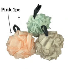 1pc Large Non-Dispersing Bath Flower, PE Bath Ball Shower Tool, Extra Large Thick Soft Fluffy Bath Sponge - Multicolor - View 8