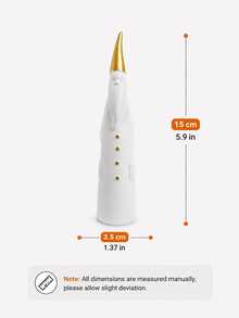 1pc White & Gold Resin Christmas Elf Figurine, Nordic Style Faceless Santa Claus Desktop Decor Set, Modern Christmas Holiday Decoration, Suitable For Fireplace Mantel, Shelf, Entryway, Living Room, Christmas Gift - 1PC - View 8