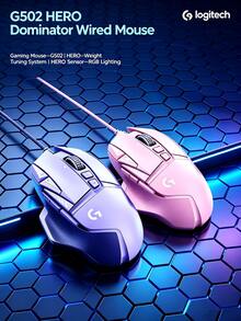 Logitech Mouse Gaming G502 HERO, mouse berkabel dengan bobot yang dapat disesuaikan, teknologi pencahayaan cerdas LightSYNC, sensor HERO 25K, 25600 DPI, PC/Mac. - View 3